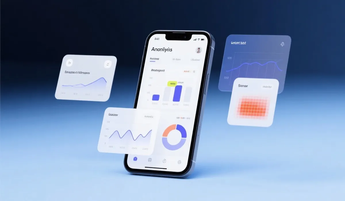 数据分析App界面示意图